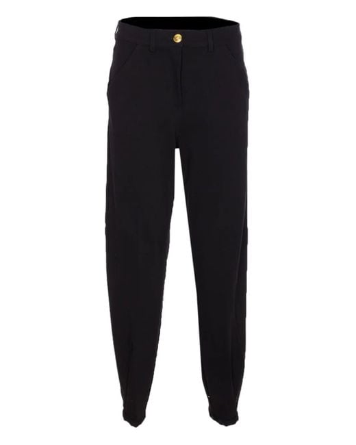 Pantaloni Con Tasche Laterali di Pinko in Blue