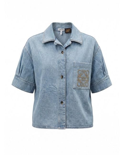 Loewe Blue Paula's Ibiza Short Sleeve Shirt