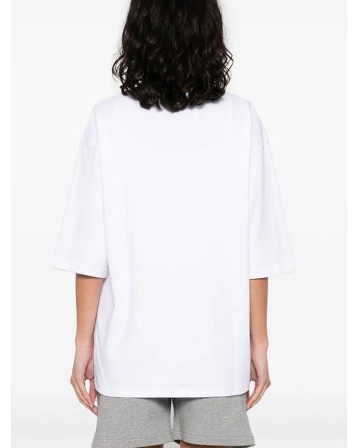 Fiorucci White `Lollipop` Print Regular Fit T-Shirt