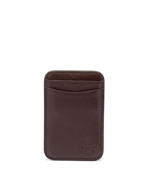 Brunello Cucinelli Purple Card Case for men