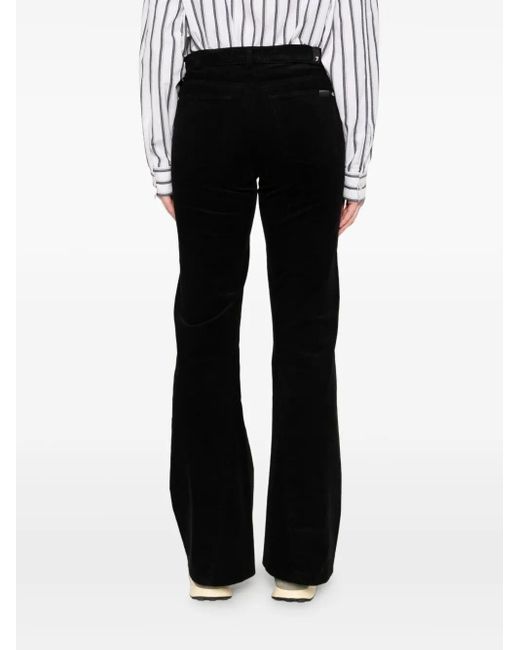 7 For All Mankind Black 'Twisted Dojo Tailorless Corduroy' Jeans