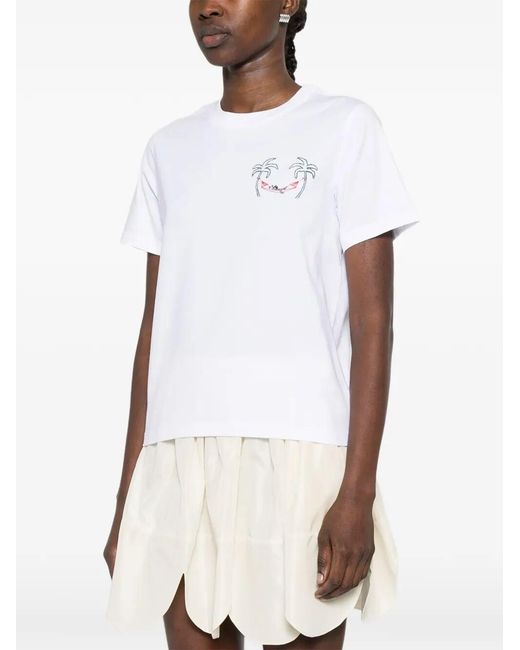 Maison Labiche White 'Hammock' T-Shirt