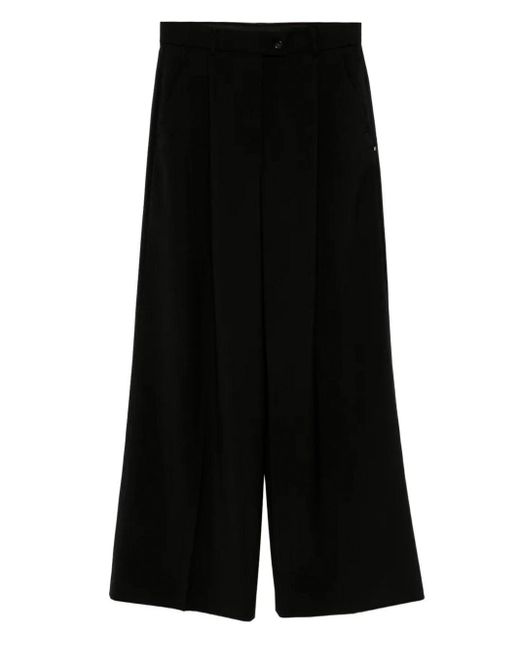 Sportmax Black Wide Leg Pants