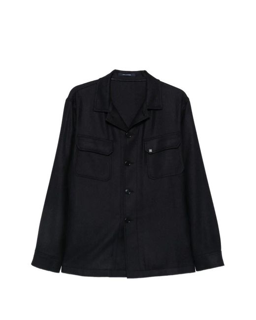 Tagliatore Black 'Tempest' Jacket for men