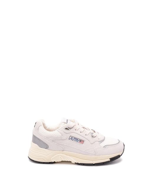 Autry White 'Hyperway Low' Sneakers
