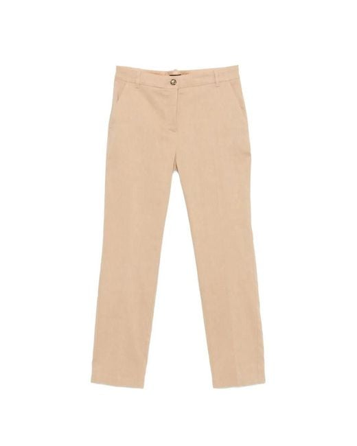 Pinko Natural Bello Cropped Trousers