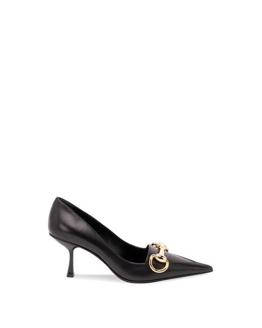 Gucci White 'Helena' Pumps