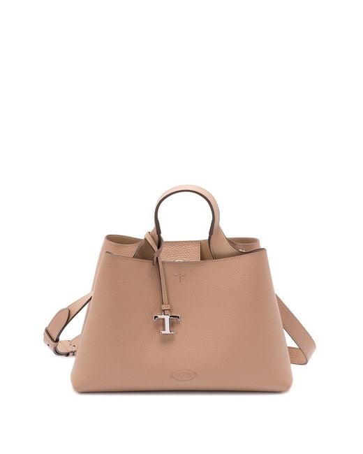 Tod's Natural Small Leather Handbag