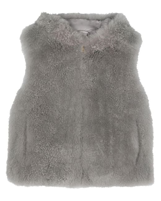 Manzoni 24 Gray Fur Gilet