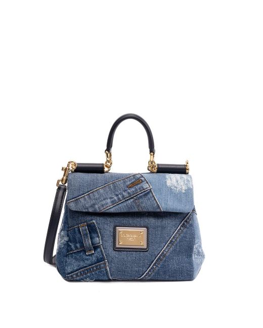 Dolce & Gabbana Blue Denim Handbag