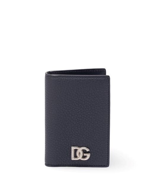 Dolce & Gabbana Blue Dolce & Gabbana Card Holder for men