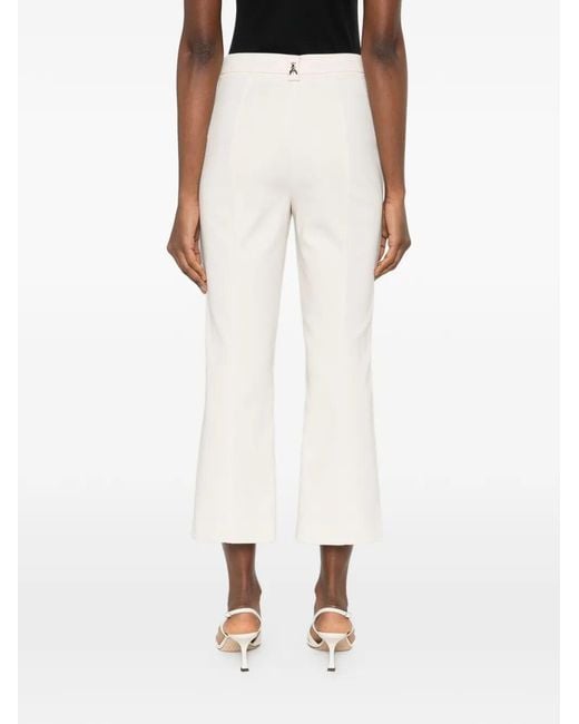 Patrizia Pepe White Soft Trousers