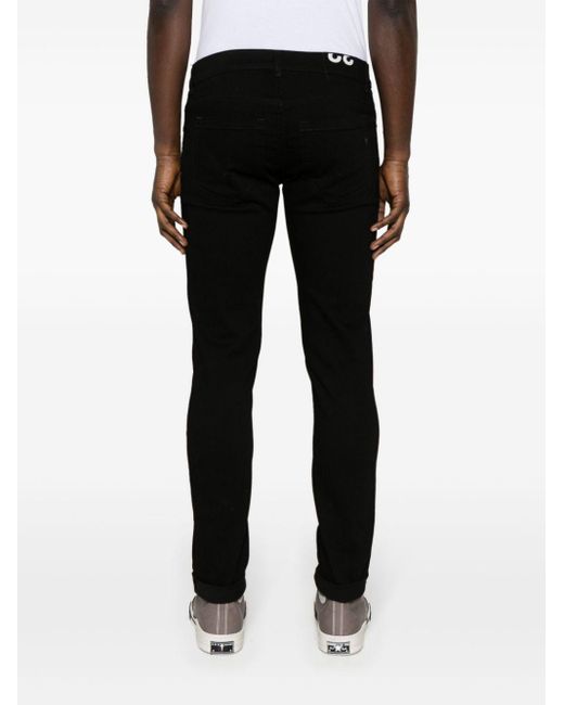 Dondup Black `George` 5-Pocket Jeans for men