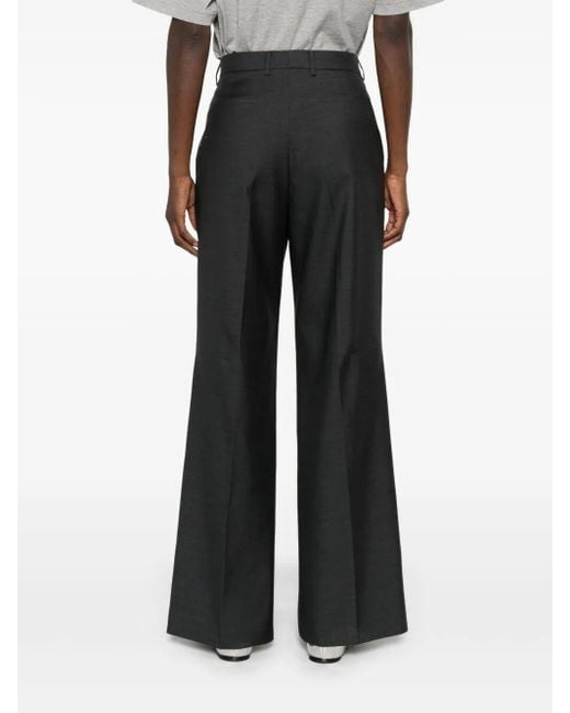 Gucci Gray Wool Trousers