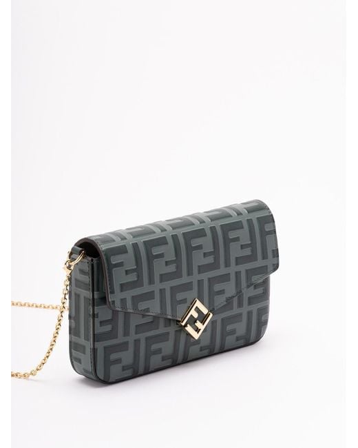 Fendi Gray Wallet On Chain