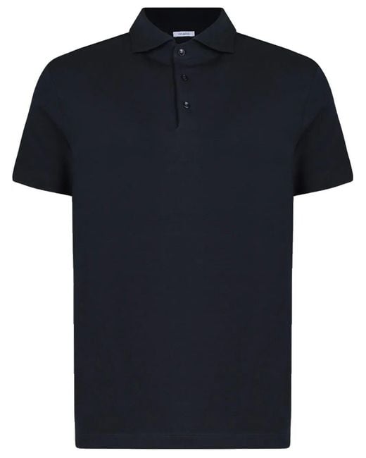 Malo Blue Short Sleeve Polo for men