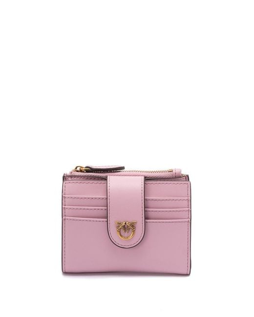 Pinko Pink Small Smooth Leather Wallet
