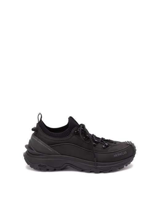 Moncler Black 'Trailgrip Lite3' Low Top Sneakers for men