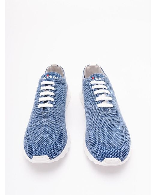 Kiton Blue 'Fits' Sneakers for men