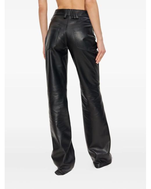 The Attico Black Tailored Wide-Leg Pants