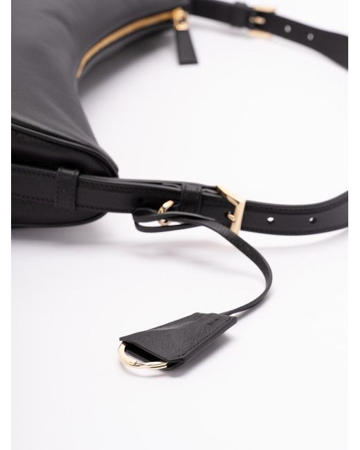 Prada Black Demi-Lune' Large Shoulder Bag