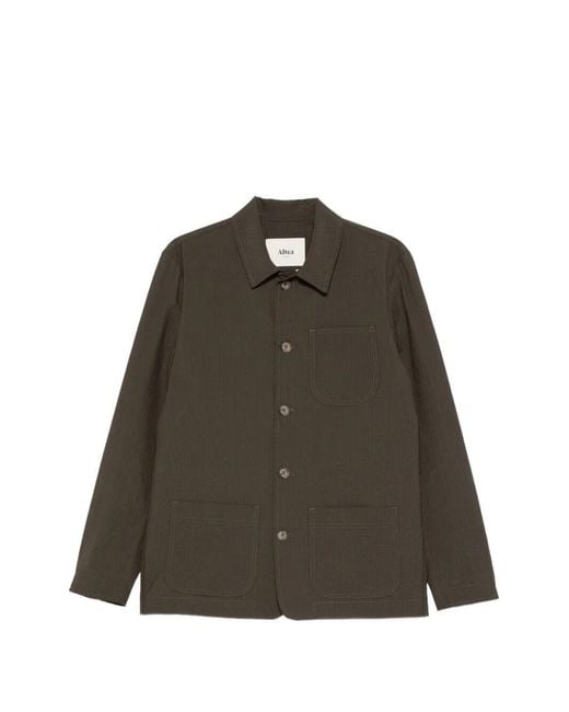 Altea Green 'Constantin Seersucker' Jacket for men