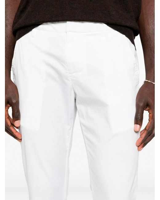Dondup White 'Gaubert' Slim Chino Jeans for men