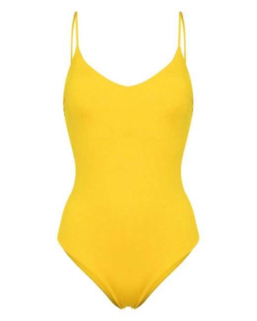 Fisico Yellow One-Piece Swimsuit