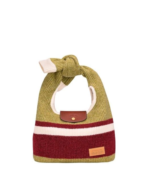 Longchamp White 'Le Pliage Cocooning' Medium Shoulder Bag