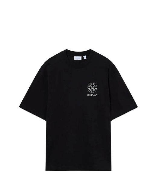 Off-White c/o Virgil Abloh Black 'Offline Half Arrow Skate' T-Shirt for men