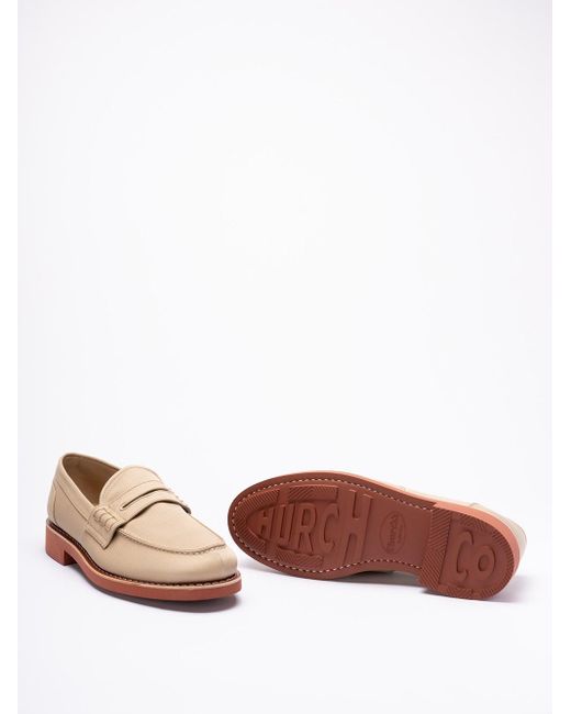 Church's Pink `Pembrey` Loafers for men