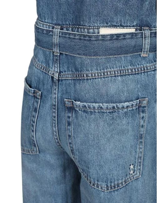 ICON DENIM Blue Duna Wide Leg Jumpsuit