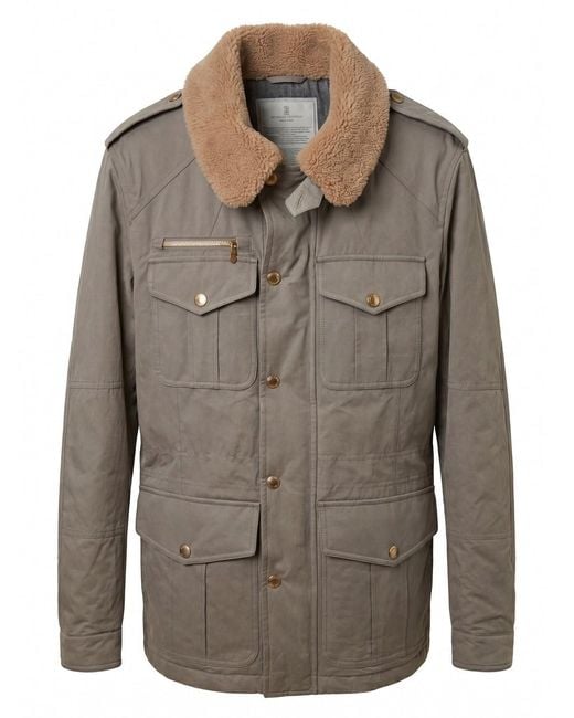 Brunello Cucinelli Brown Jacket for men