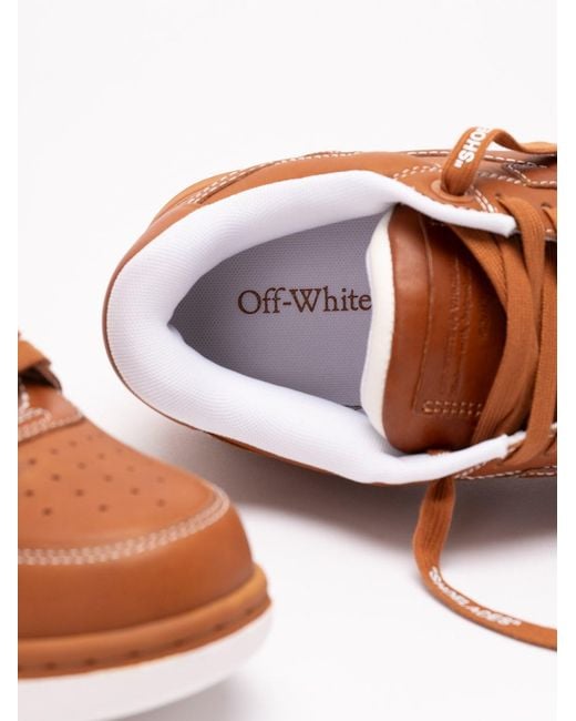 Off-White c/o Virgil Abloh Brown 'Out Of Office' Sneakers for men
