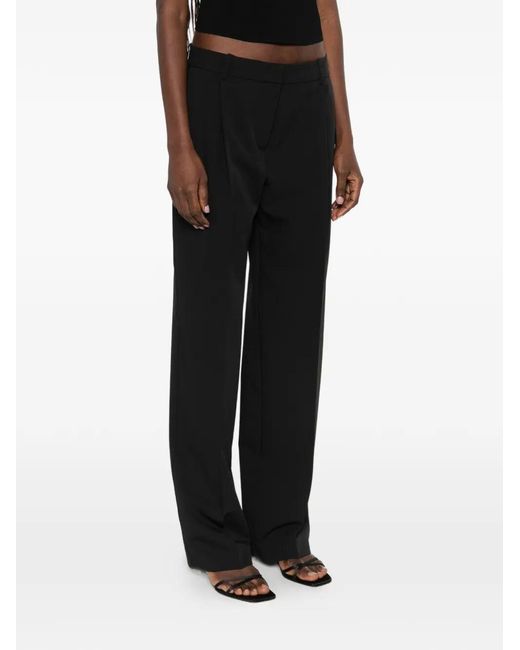 Pinko Black Pleated Trousers