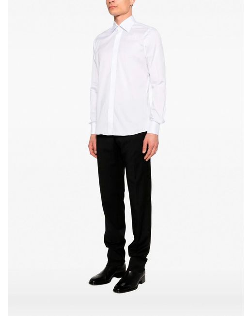 Tagliatore White Shirt for men
