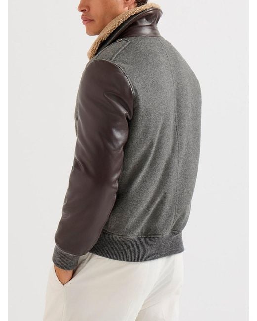 Brunello Cucinelli Gray Jacket for men