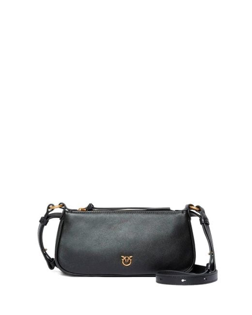 Pinko Black 'Half Moon' Mini Baguette Bag