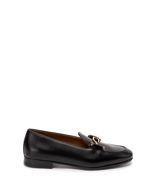 Men's Black Leather Milano Loafer 8.5 / Black Calf