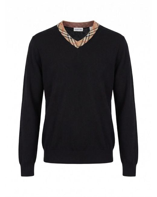 Burberry Black Maxim Sweater for men