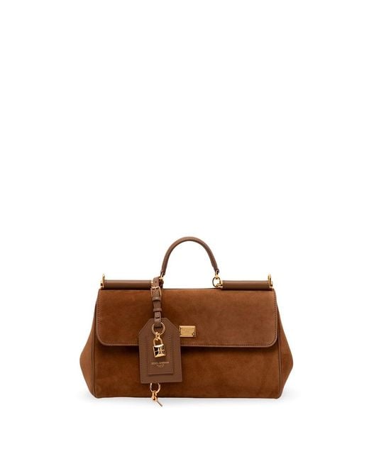 Dolce & Gabbana Brown Medium 'My Sicily' Handbag