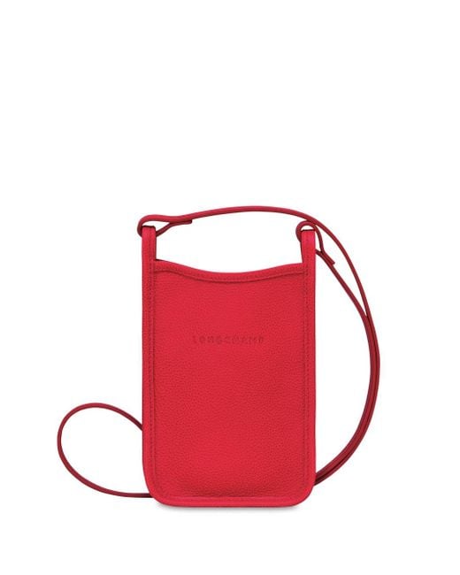Longchamp Red `Le Foulonné` Phone Case