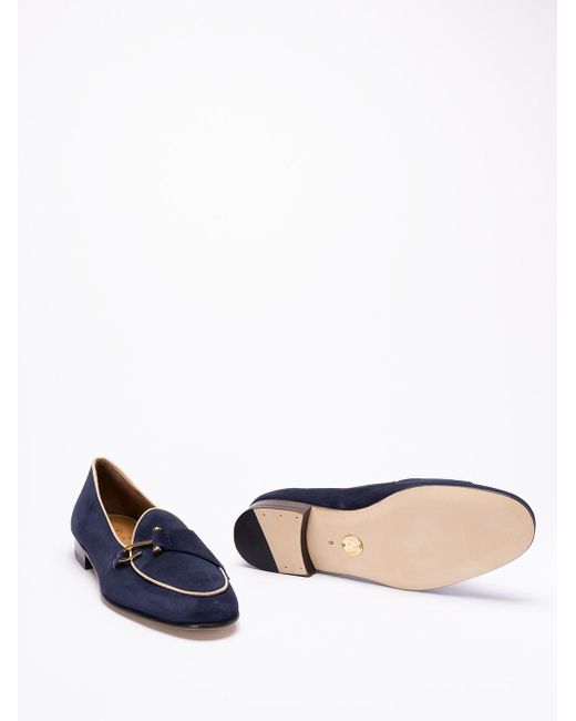 Edhen Milano Blue `Comporta` Loafers for men