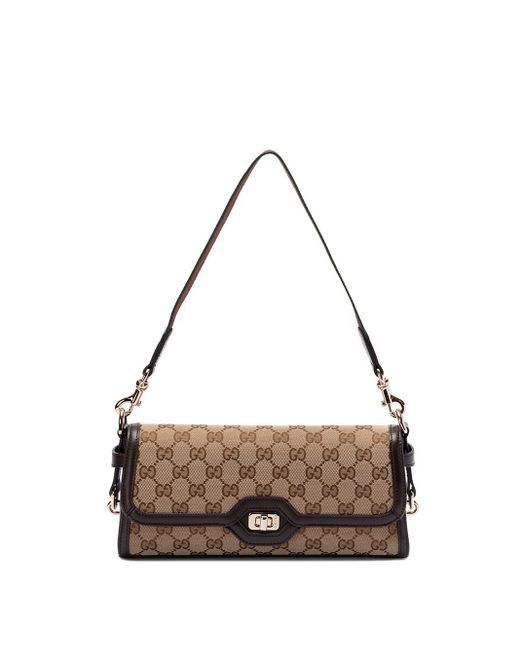 Gucci White ` Original Gg` Handbag