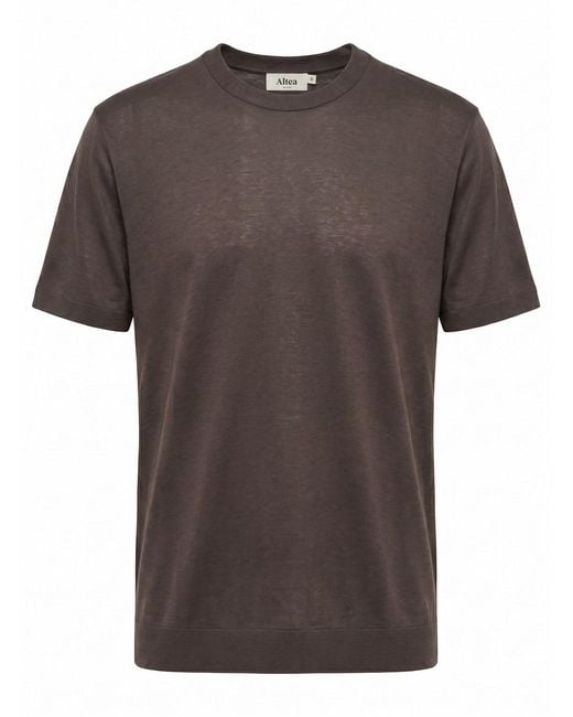 Altea Gray 'Cecil' Short Sleeve T-Shirt for men