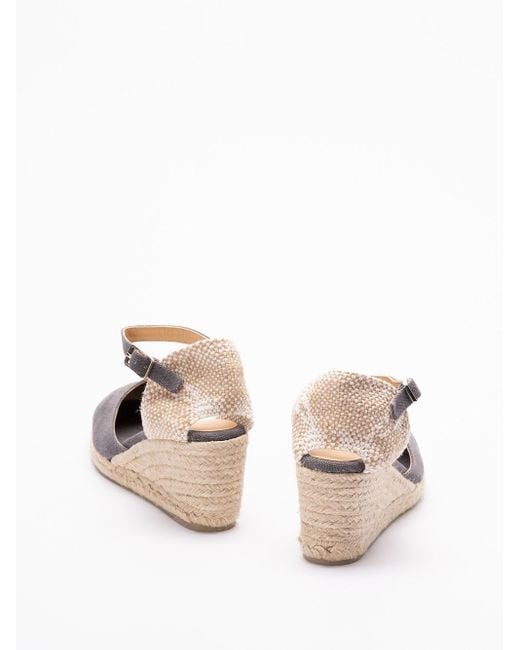 Castaner White 'Carol/6/002' Wedge Espadrilles