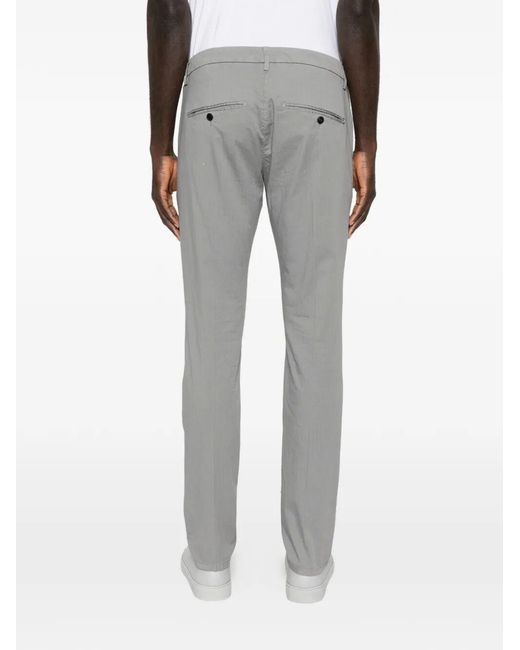 Dondup Gray 'Gaubert' Slim Chino Jeans for men