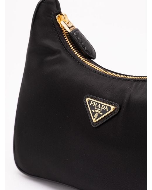 Prada Black Re-Edition 2005 Re-Nylon Mini Bag