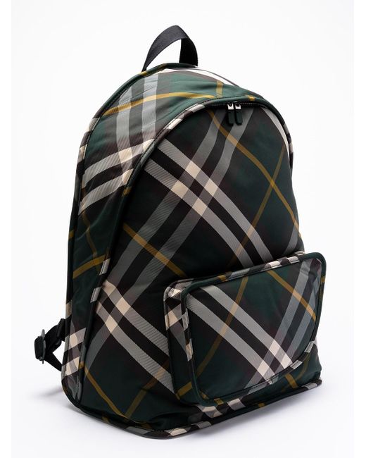 Burberry Black `Shield` Backpack for men
