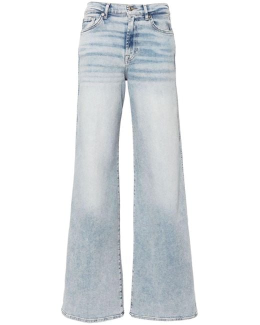 7 For All Mankind Blue `Lotta Luxe Vintage Sunday` Jeans